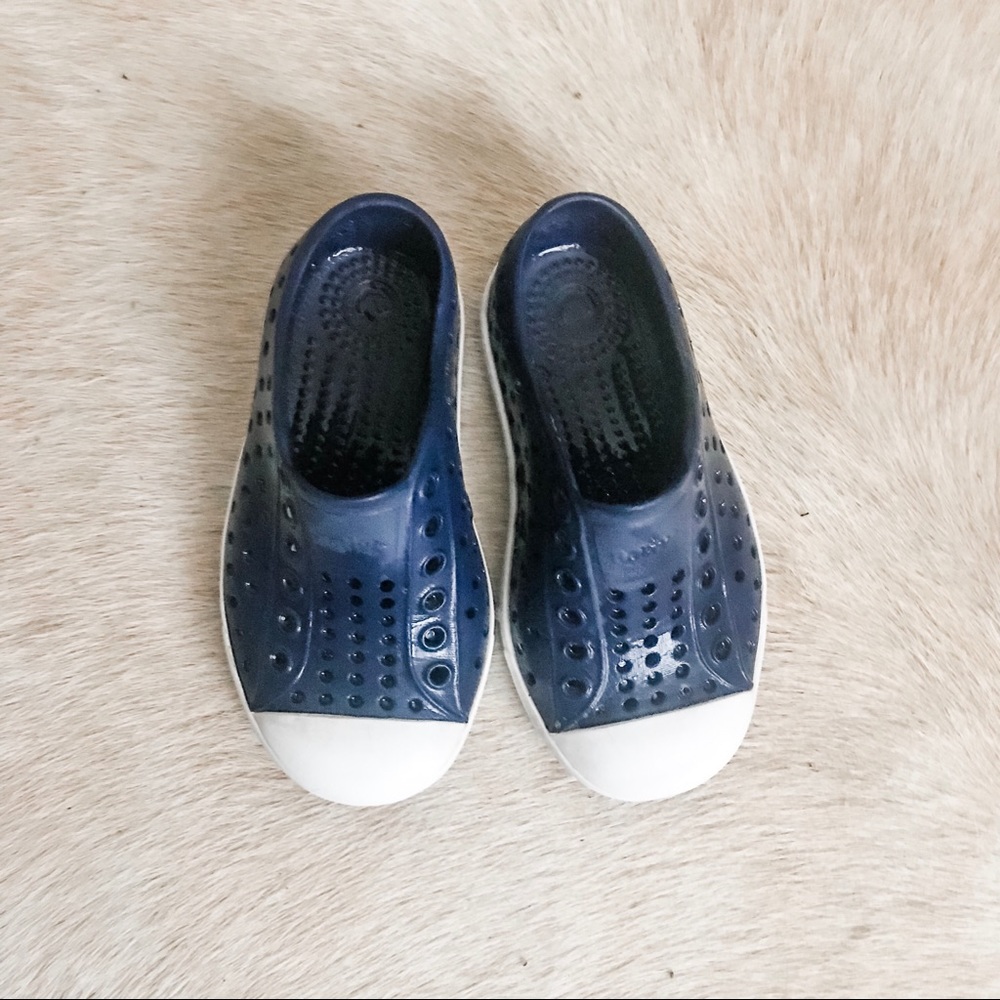 Navy native shoes